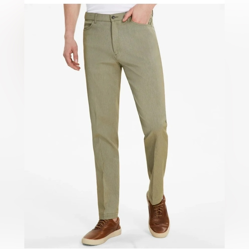 Tommy Hilfiger, Men’s twill olive green pants, W36,L30